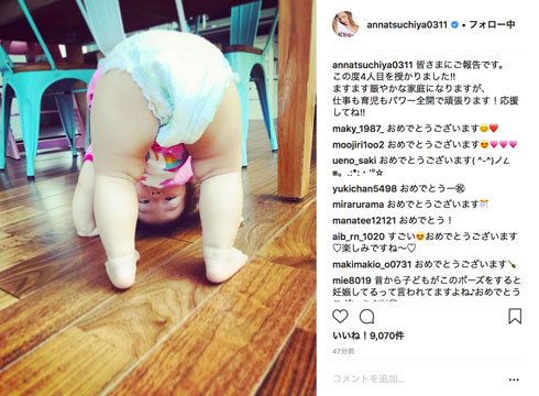 土屋アンナ 第4子 妊娠