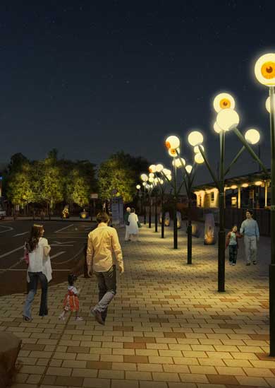 水木しげるロード リニューアル  鬼太郎 妖怪 ブロンズ像