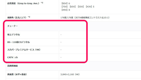 NHKが映らないBRAVIA