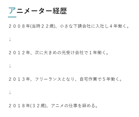 アニメ会社の辞めどきは――　業界歴10年の元アニメーターが伝えたいこと