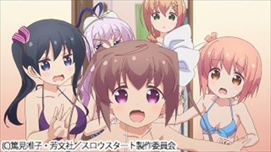 ニコニコ 水着回 アニメ 時間 海の日 スロウスタート
