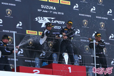 ランボルギーニ スーパートロフェオ モータースポーツ 鈴鹿サーキット