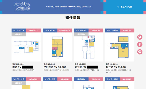 銭湯 不動産探しサイト 東京銭湯ふ動産 風呂なし