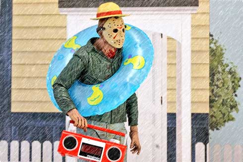 平成最後 13日の金曜日 ジェイソン フィギュア 劇場 貞子