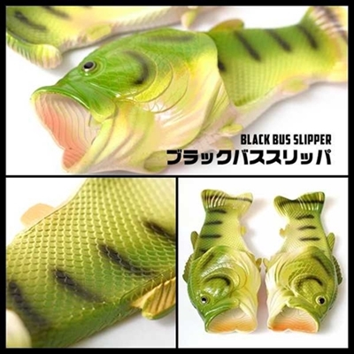 ブラックバススリッパ