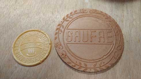 神戸風月堂 ゴーフル 木彫り 銘菓 兵庫県