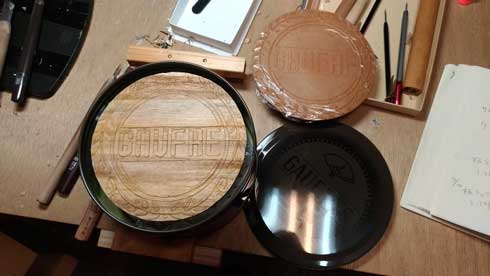 神戸風月堂 ゴーフル 木彫り 銘菓 兵庫県