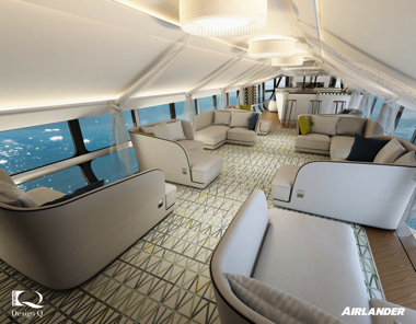 AIRLANDER10 飛行船 客室 インテリア