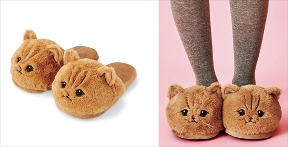 フェリシモ猫部ふーちゃんスリッパ
