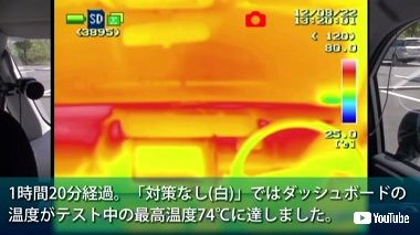 車内 放置 温度 実験 爆発