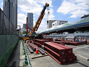 北急南北線延伸線工事 進捗