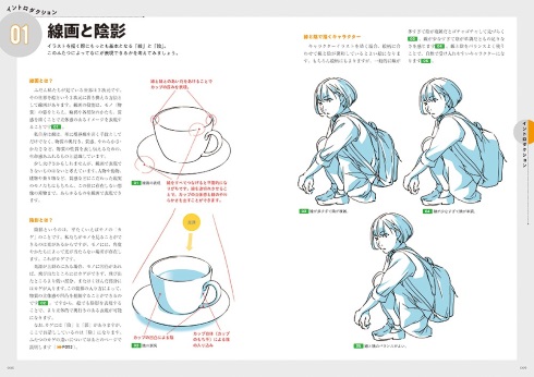 toshi 線と陰　アニメーターから学ぶキャラクター作画術 画力 絵師