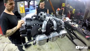 バイク 水平対向 300馬力 エンジン リング SF