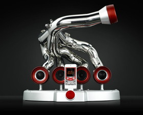 カッコイイ エキゾーストパイプ iPhoneスタンド