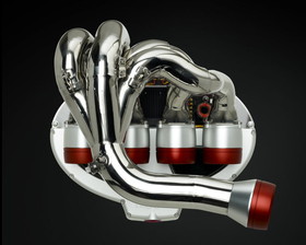 カッコイイ エキゾーストパイプ iPhoneスタンド