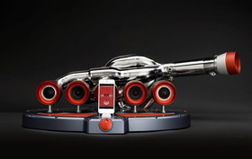 カッコイイ エキゾーストパイプ iPhoneスタンド