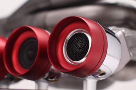 カッコイイ エキゾーストパイプ iPhoneスタンド