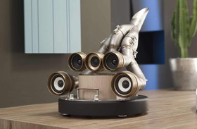 カッコイイ エキゾーストパイプ iPhoneスピーカー