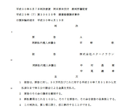 イラスト無断転載 裁判