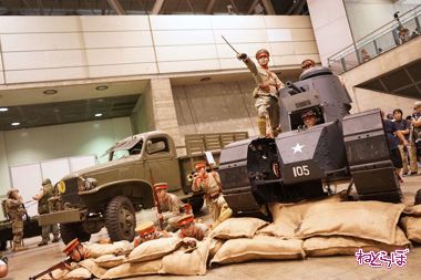 里帰り 九五式軽戦車 ガルパン 知波単学園 日照戦車