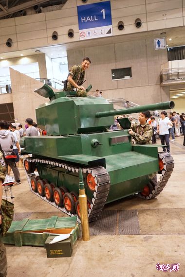 里帰り 九五式軽戦車 ガルパン 知波単学園 日照戦車