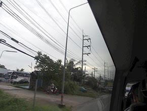 プーケットの電線