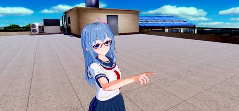 つんつんVR 女の子 ゲーム Steam フィードバック TACTOT