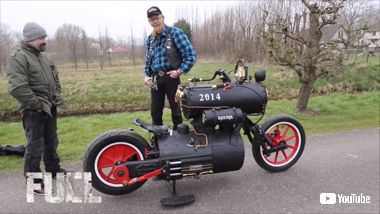 蒸気機関 スチーム バイク パンク SL