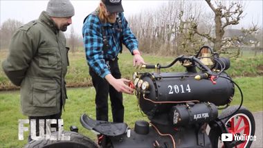 蒸気機関 スチーム バイク パンク SL