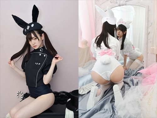 ウサミミナーススク水