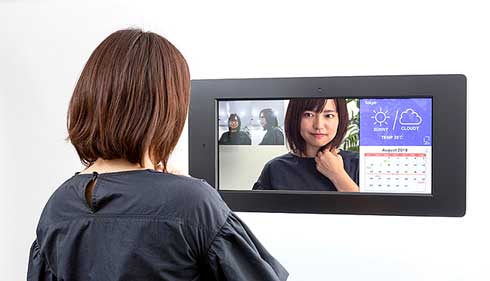 遅れ 鏡 後ろ姿が見える コンセルジュ機能 ミラー ディスプレイ