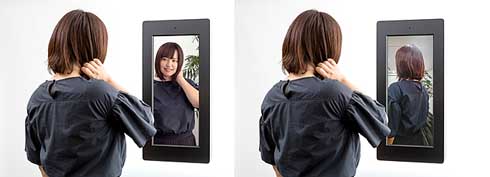 遅れ 鏡 後ろ姿が見える コンセルジュ機能 ミラー ディスプレイ