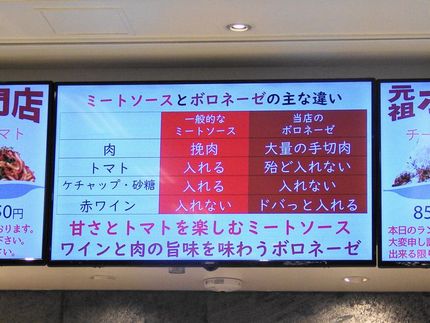 ボロネーゼ BIGOLI