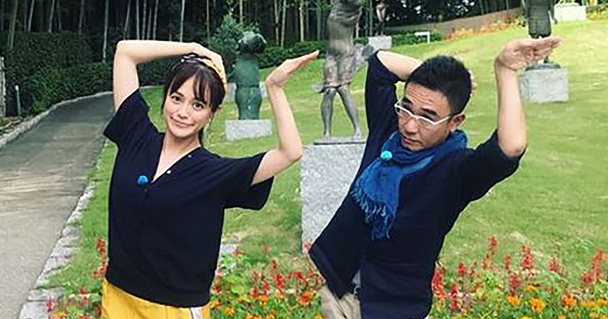 変わらず可愛らしくてウットリ」 牧瀬里穂、ユニークな“彫刻