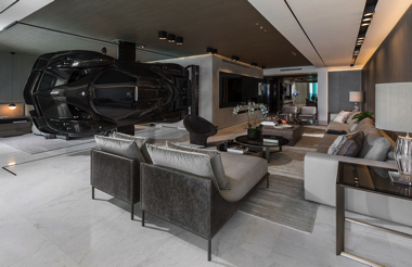 パガーニ ゾンダR スーパーカー インテリア 室内 壁