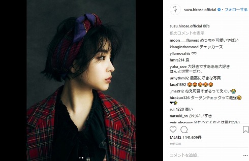 広瀬すず Seventeen 80年代 ファッション 80’s チェッカーズ レベッカ