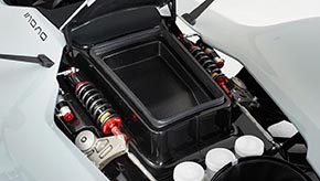 一応、ちょっとだけ小物入れがある