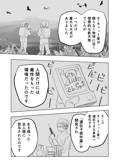 友達と異世界に迷い込んだ 猫化 漫画 SF 江野スミ 亜獣譚