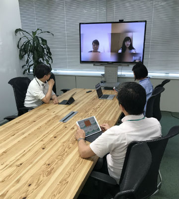 猛暑テレワーク