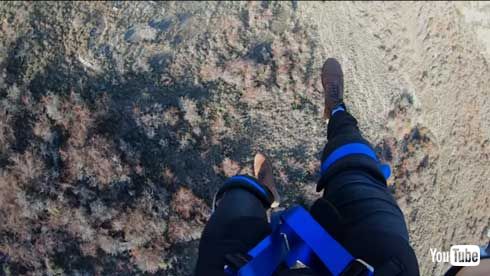 ネビス・カタパルト 人間パチンコ ニュージーランド アクティビティ バンジー