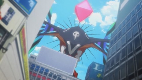 最強の巨大怪物体「キングシトエル」。ATフィールドを盾にシンカリオンのグランクロスも跳ね返す