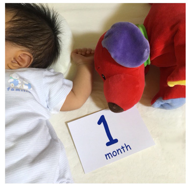 ぺこ リンク りゅうちぇる 生後1カ月