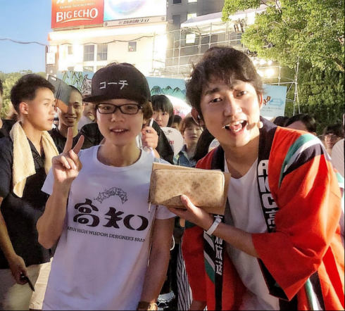 NON STYLE ノンスタイル ノンスタ 石田明 高知 COACH 財布 高知の財布 よさこい 中島匠一