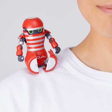 赤いロボットフィギュア 約10cm 赤いボディーのオレたちの相棒……！ TENGAの変形フィギュア