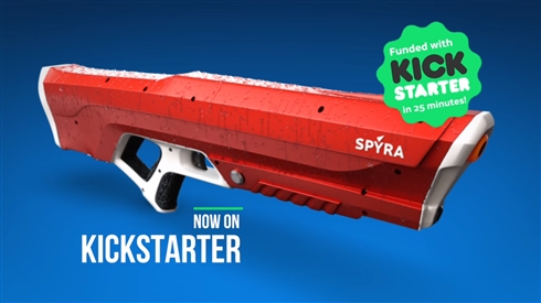 次世代電動水鉄砲　クラウドファンディングで4200万円以上を集める