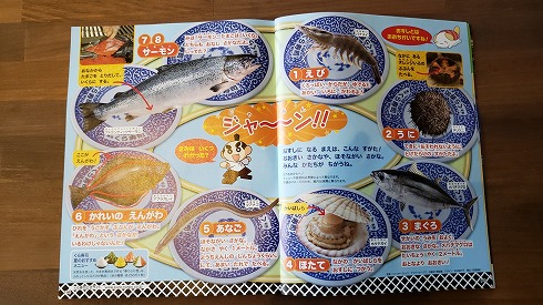 幼稚園の回転寿司ふろく