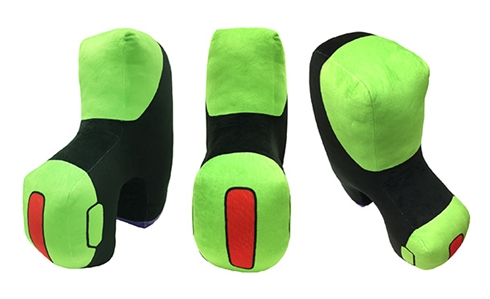 エヴァ初号機の「肩クッション」登場　新幹線の窓際の席で使いやすそう