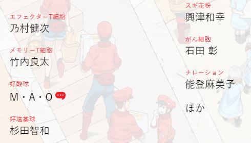 はたらく細胞 7話 石田彰 がん細胞