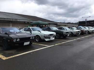 こちらもクラシックカーイベントではおなじみのダルマセリカがいっぱい