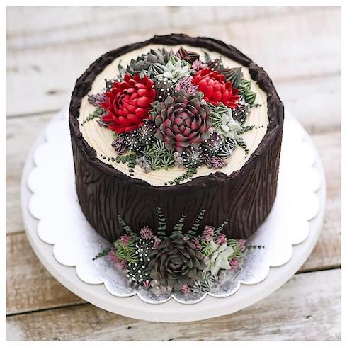 ivenoven アートケーキ サボテン